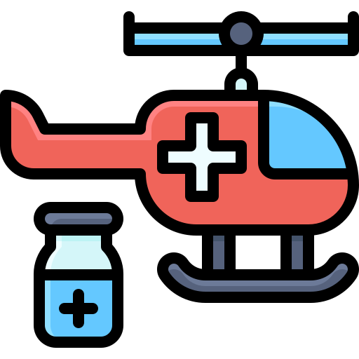 helicóptero icono gratis