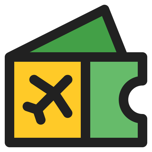 Boarding pass free icon