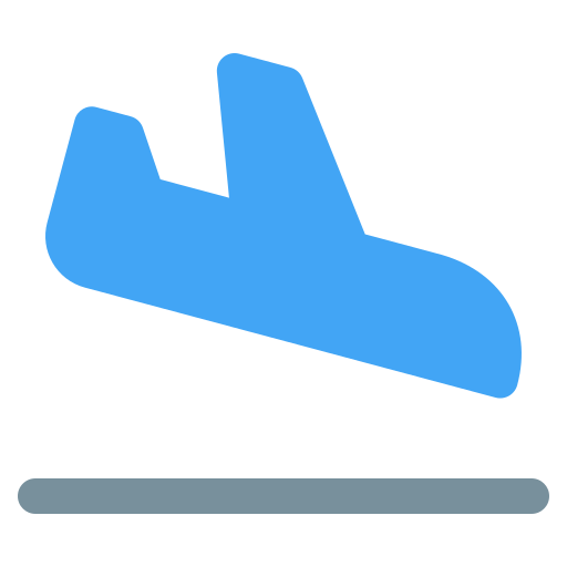 Landing - free icon