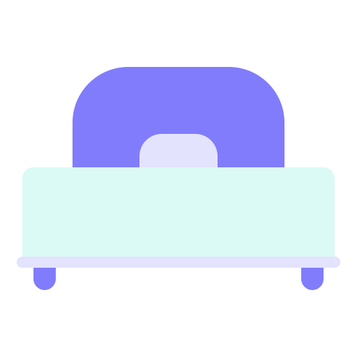 cama individual icono gratis