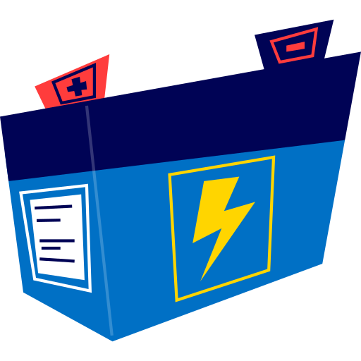 la batterie gratuit sticker