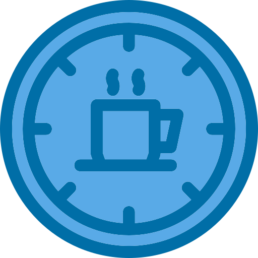 l'heure du café Icône gratuit l'heure du café Icône gratuit