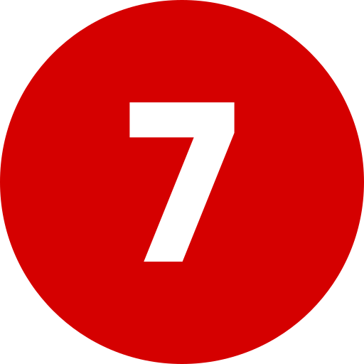 Number 7 free icon