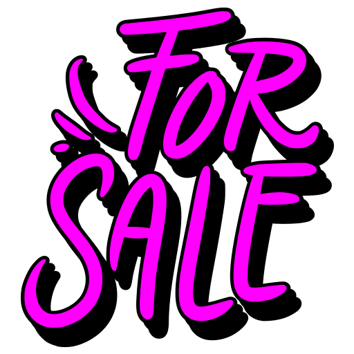 For sale free sticker For sale free sticker