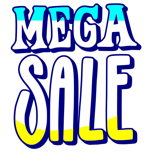 mega venta gratis sticker