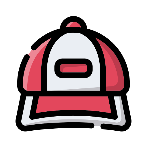 Baseball cap Generic Outline Color icon