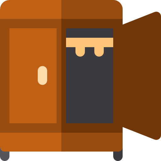 Wardrobe - Free furniture and household icons