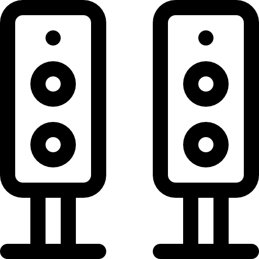 altavoces icono gratis