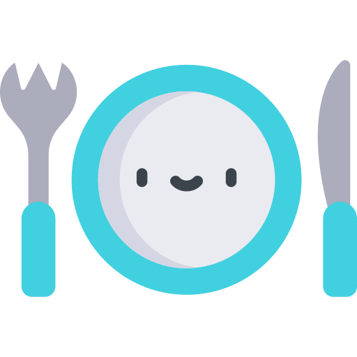 Dish Kawaii Flat icon