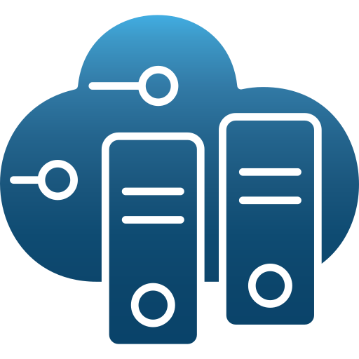 base de datos en la nube icono gratis