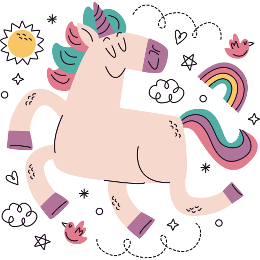 unicornio gratis sticker