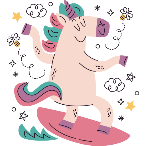 unicornio gratis sticker