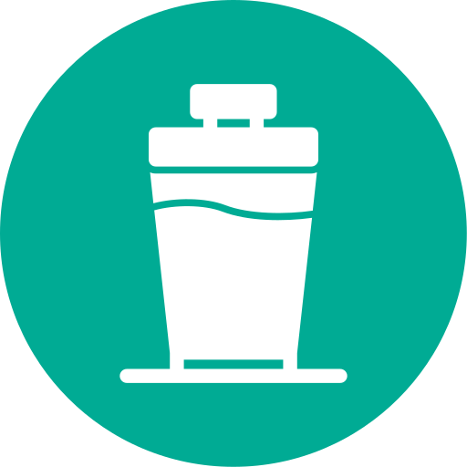 shake proteico grátis ícone