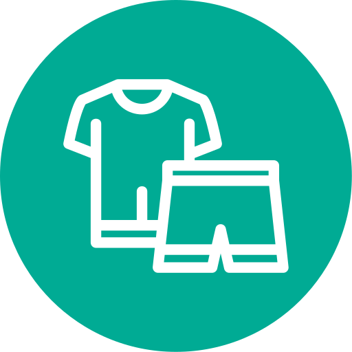 ropa de deporte icono gratis