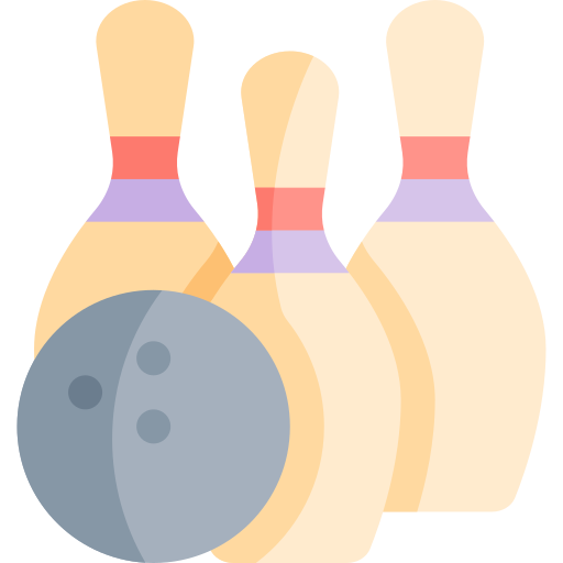 Bowling Kawaii Flat Icon