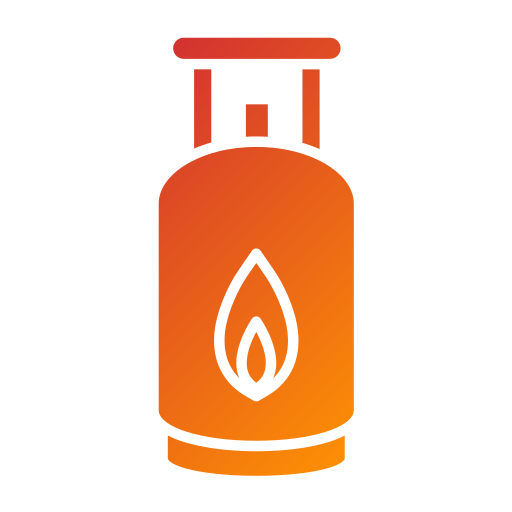 Gas Cylinder Generic Flat Gradient Icon 5908