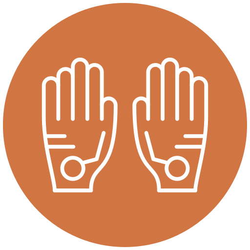 Wired gloves free icon Wired gloves free icon