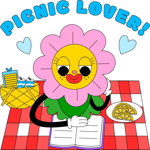 Picnic free sticker