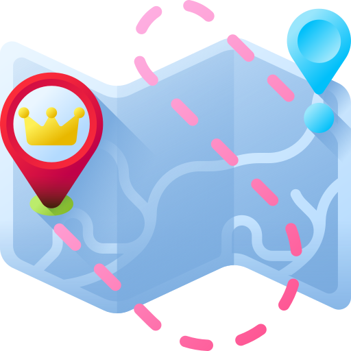 Маршрут бесплатно иконка