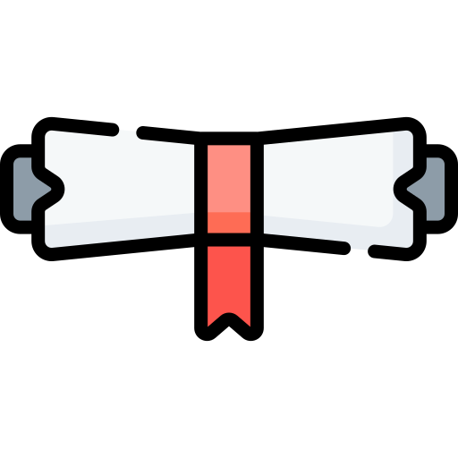 Certificate free icon