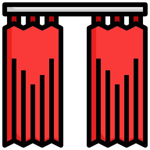 cortinas icono gratis