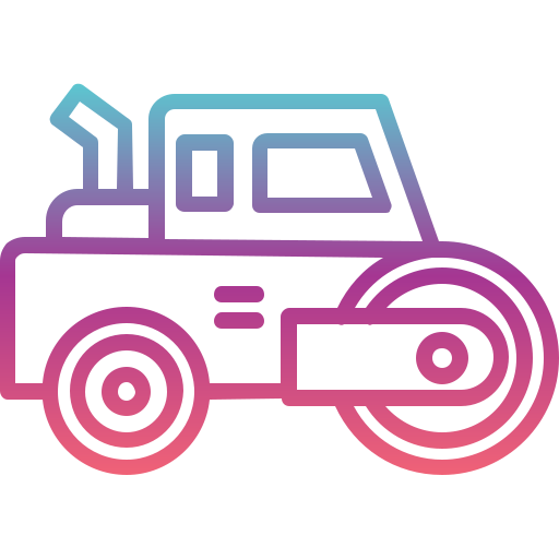 Дорожный каток бесплатно иконка