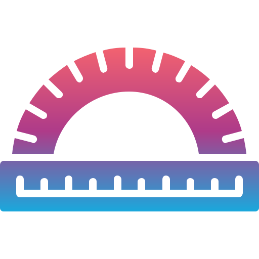 각도기 - 무료 교육개 아이콘