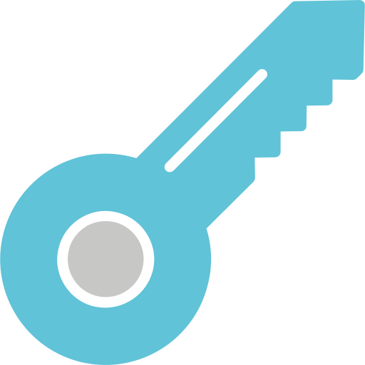 Key Generic Blue icon