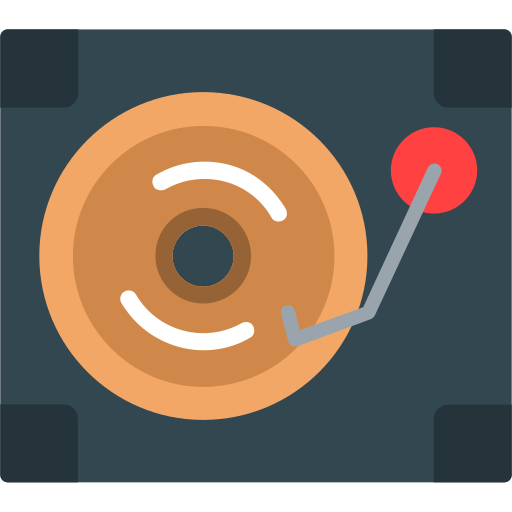 Turntable free icon Turntable free icon