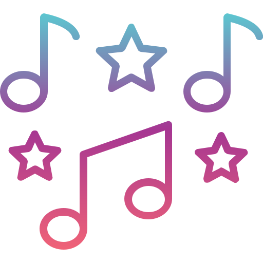 Musical notes Generic Gradient icon