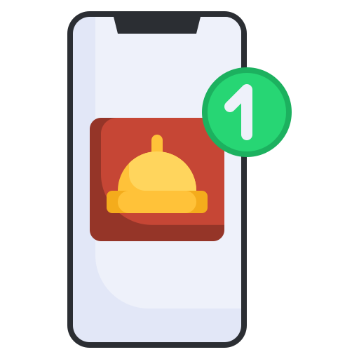 pedido en línea icono gratis