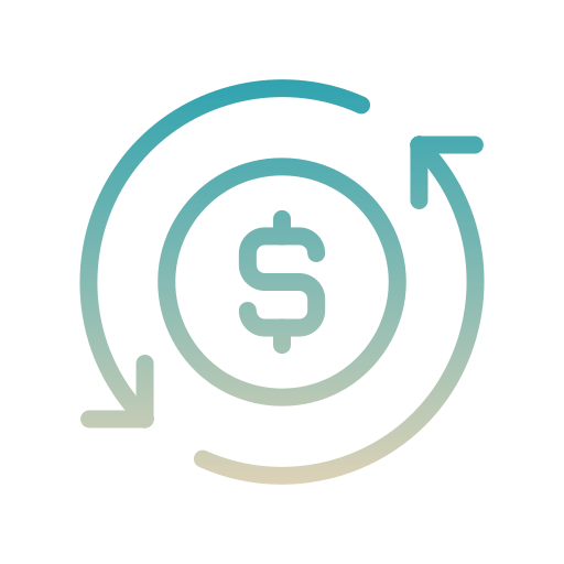 Money exchange Generic Gradient icon