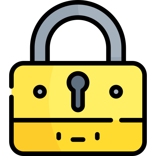 Lock Kawaii Lineal color icon