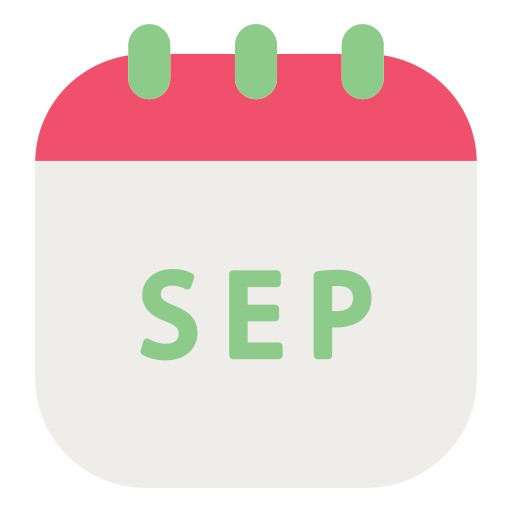 septiembre icono gratis