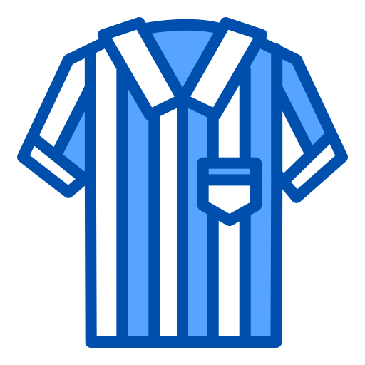 Referee jersey Generic Blue icon