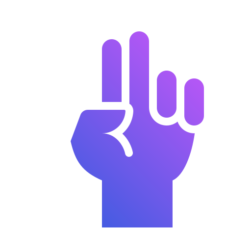 Hand Generic Flat Gradient icon