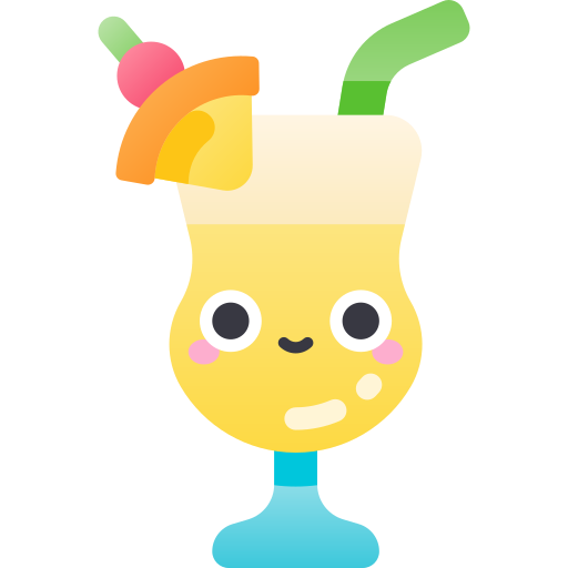 piña colada icono gratis