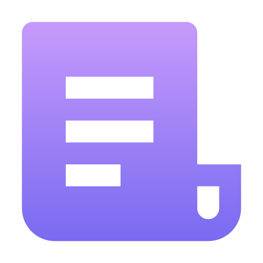 File Generic Flat Gradient icon