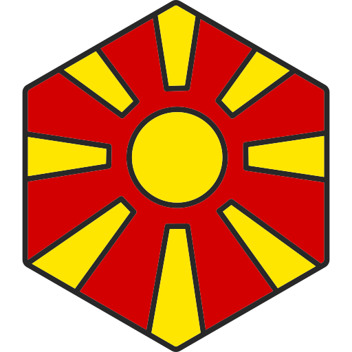 república de macedonia icono gratis