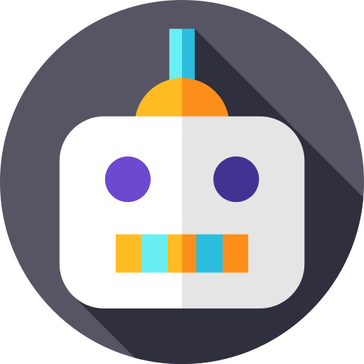 Bot Flat Circular Flat icon