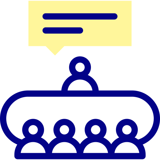 reunión icono gratis