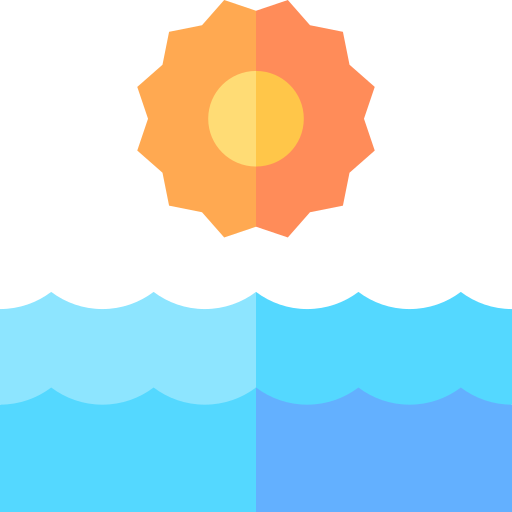 Sun Basic Straight Flat icon