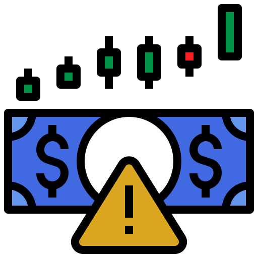 crisis económica icono gratis