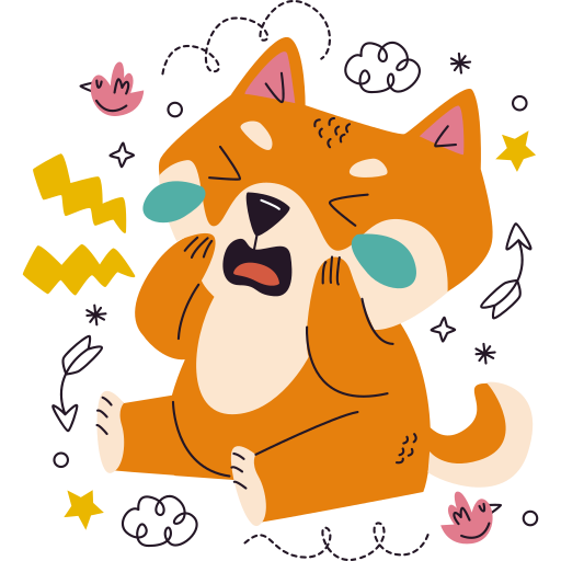 shiba inu gratis sticker