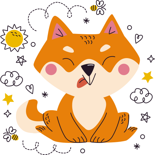 Shiba inu free sticker Shiba inu free sticker