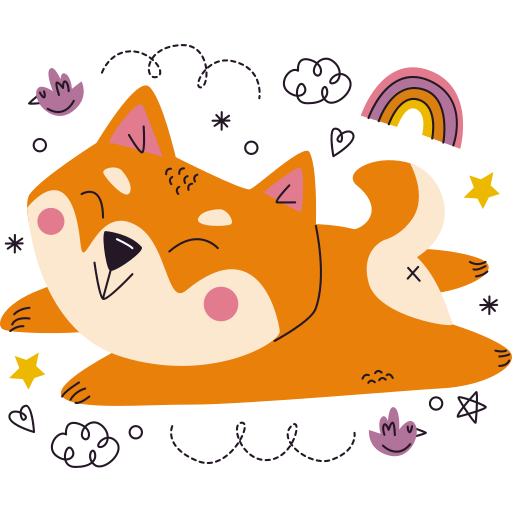 shiba inu kostenlos Sticker