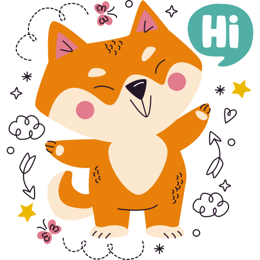 Shiba inu free sticker Shiba inu free sticker