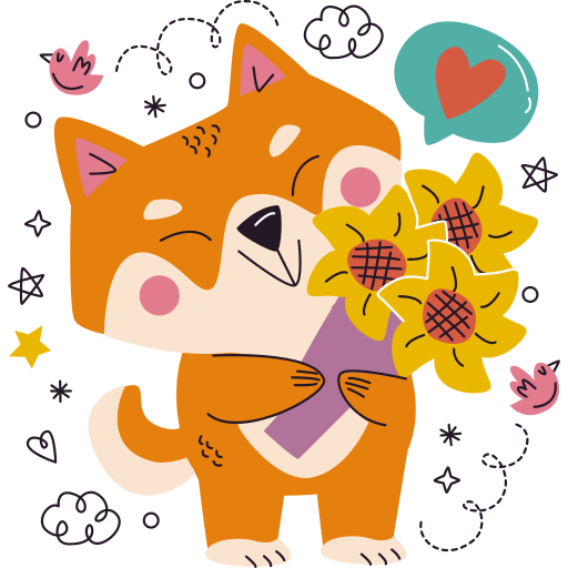Shiba inu free sticker Shiba inu free sticker