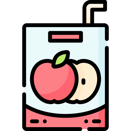 jugo de manzana icono gratis