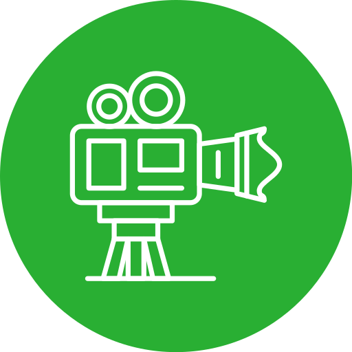 camara de video icono gratis